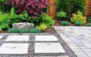 A beautiful hardscaping patio.